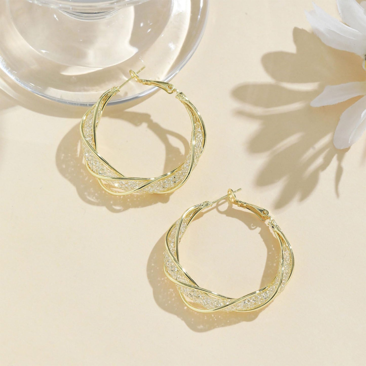 Lymphatic Earrings for Women Lymphatic Activity Hoop Earrings Lymphatic Germanium Earrings Simple Hypoallergenic Earrings Jewelry Gift for womens