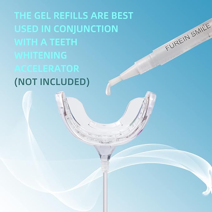 Teeth Whitening Pen 5 Pens 50+ Whitening Treatments -Removes Years of Stains 35% Carbamide Peroxide Tooth Whitener Brush Gel Pen