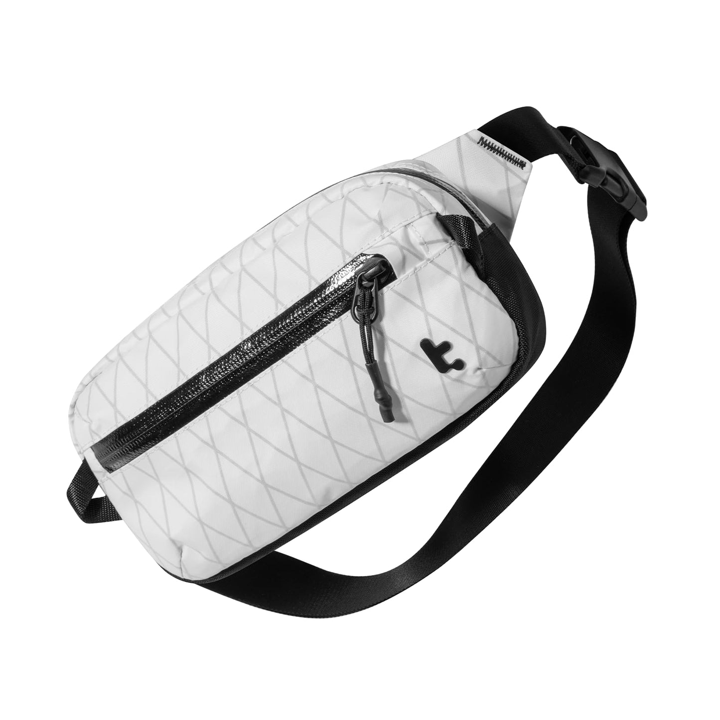 tomtoc 1.5L X-Pac Sling Bag with RFID Blocking, Crossbody Bag Minimalist Chest Shoulder Pack for Men/Women, Water-resistant Lightweight Casual Funny Pack for Travel, Daily Commute