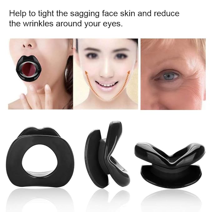 Lip Trainer, Face Slim Exerciser Muscle Lips Trainer Tightener Silicone Face Lifting Lip Exerciser Mouth Muscle Tightening Tool Face Exercise Lips Trainer Face Beauty Tools for