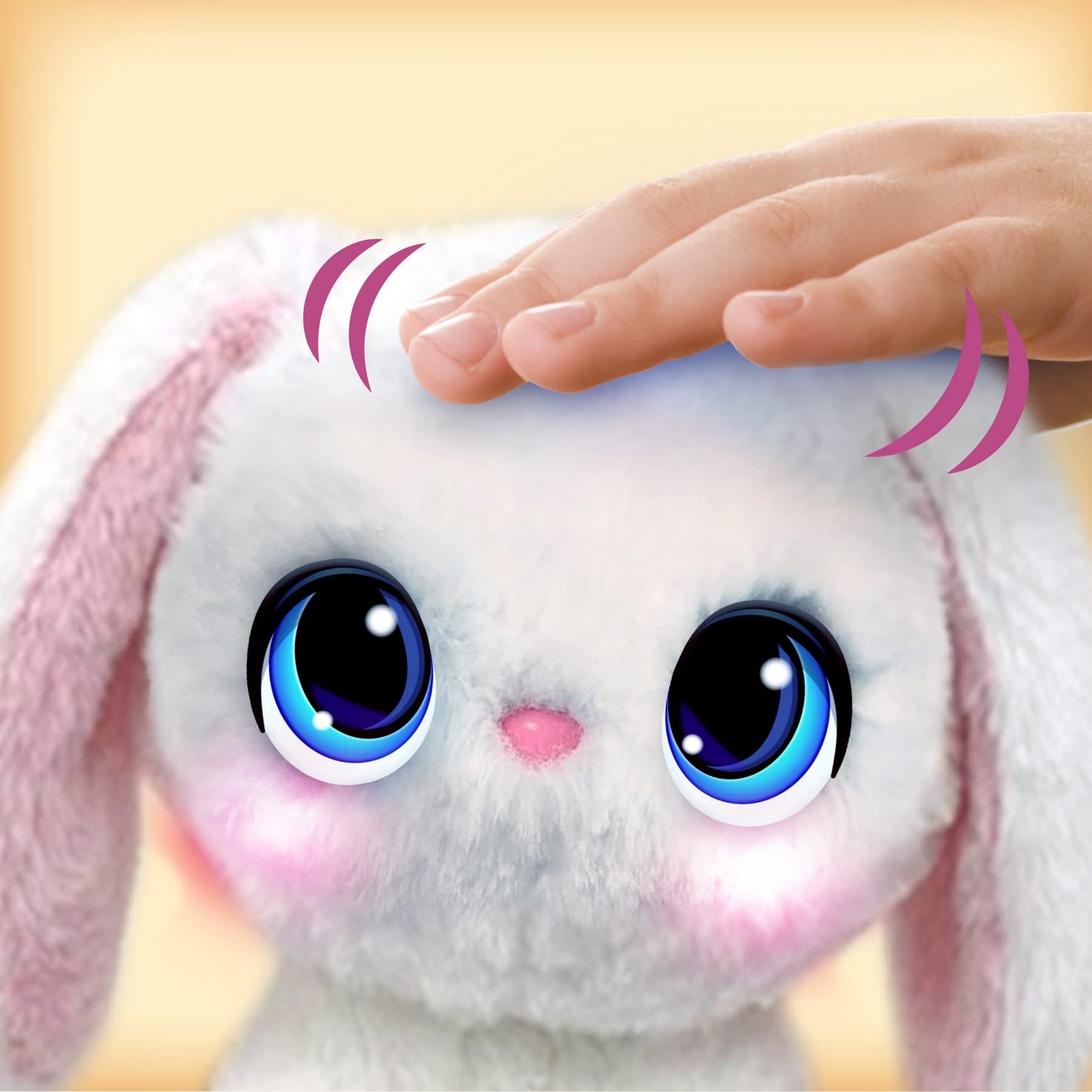 My Fuzzy Friend Poppy The Snuggling Bunny,White