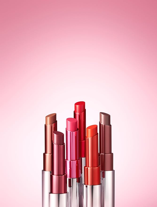 JUNG SAEM MOOL New Classic Glaze Lipstick 2.3g, High-Shine Slim Lipstick with Volumizing Menthol, Lightweight Non-Sticky Glassy Finish, Nourishing Lip Care, Korean Lip Makeup (Narcissism Pink)