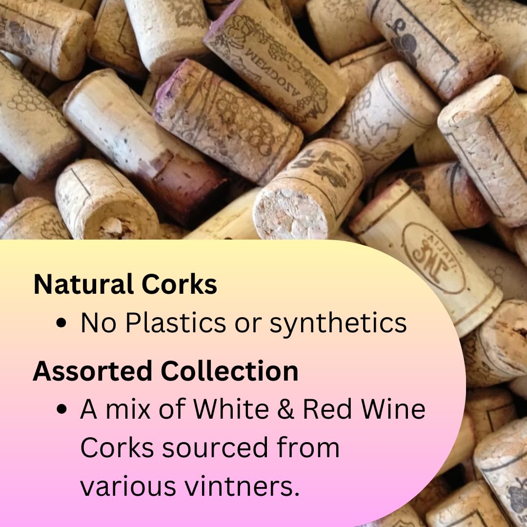 Jelinek Cork Assorted Recycled Natural Wine Corks - 100 Count