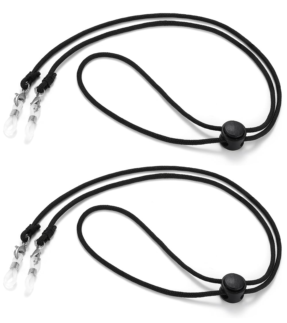 humlbird Glasses Strap Eyeglass Holder Strap for Eyewear Eye Glass Chain for Men Black