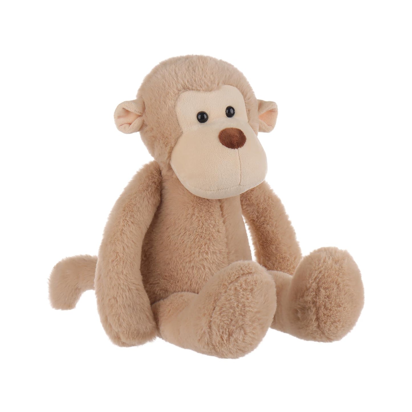 Apricot Lamb Toys Plush Light Brown Monkey Stuffed Animal Soft Cuddly Perfect for Child (Light Brown Monkey, 12 Inches)