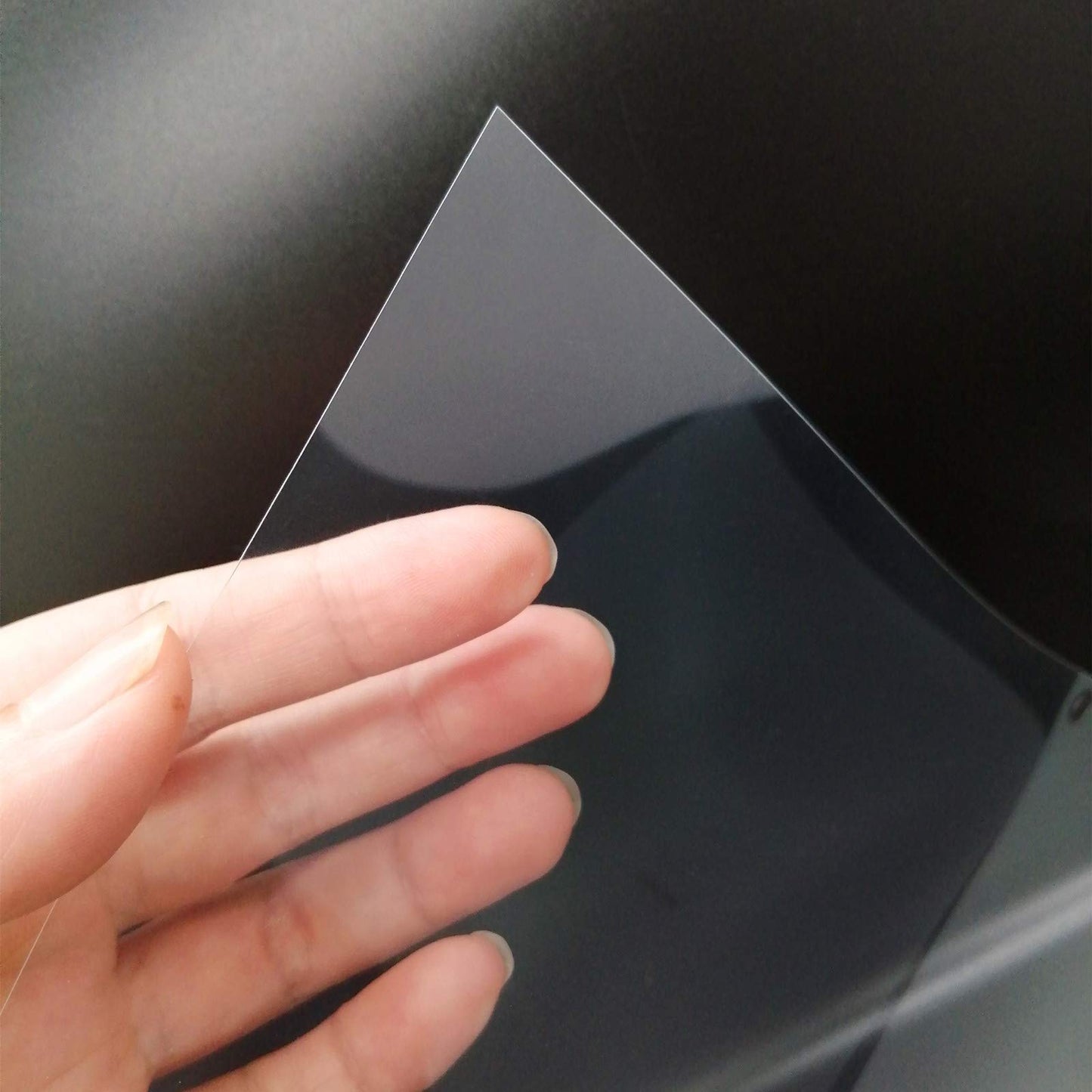 BANLTRE 32 Pieces 6 mil Transparency Blank Template Material Stencils Mylar for Cutting Paper Clear Sheet 12 × 12 inch (32-6 mil)