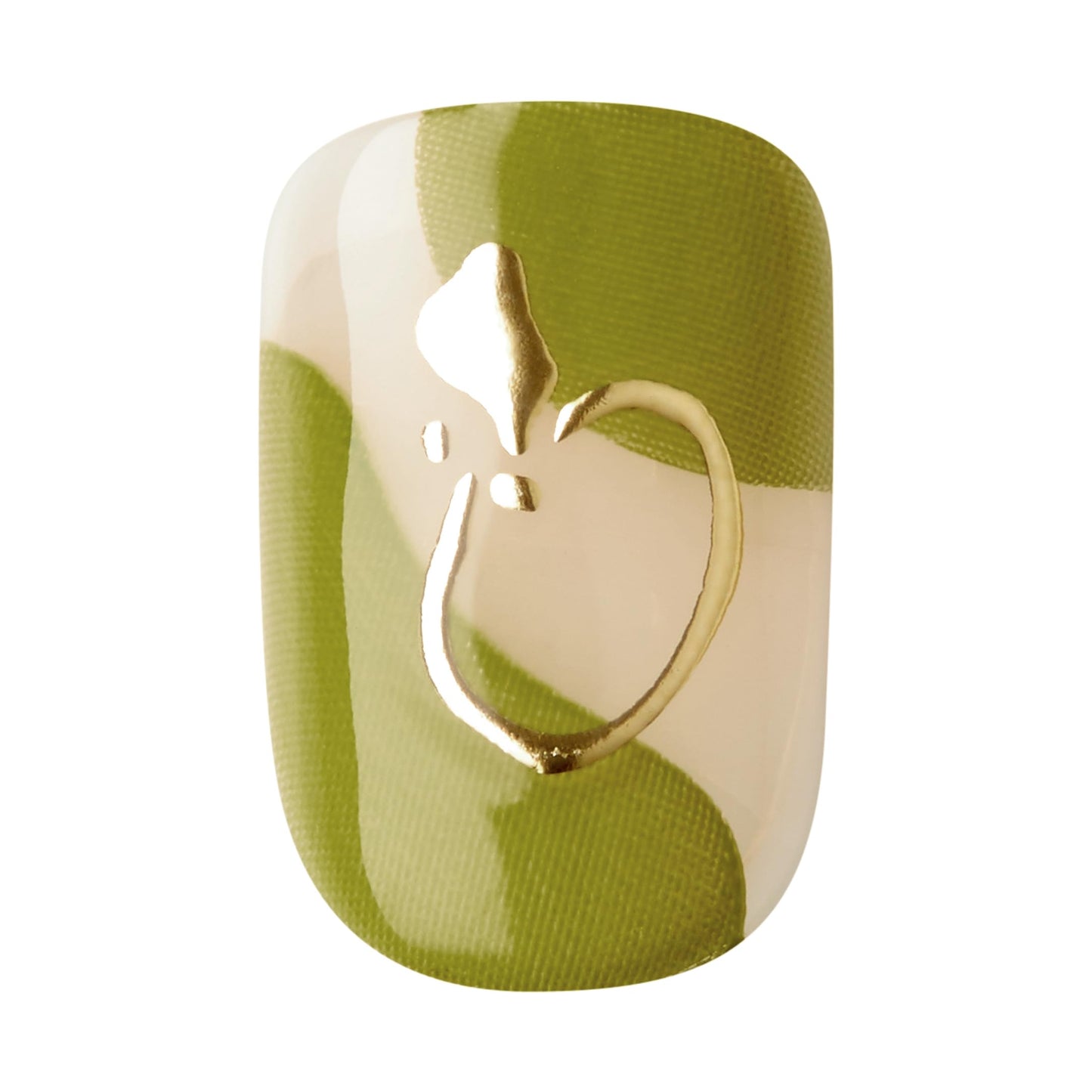 KISS imPRESS No Glue Mani Press On Nails, Design, Before Sunrise', Green, Short Size, Squoval Shape, Includes 30 Nails, Prep Pad, Instructions Sheet, 1 Manicure Stick, 1 Mini File (Pack of 2)