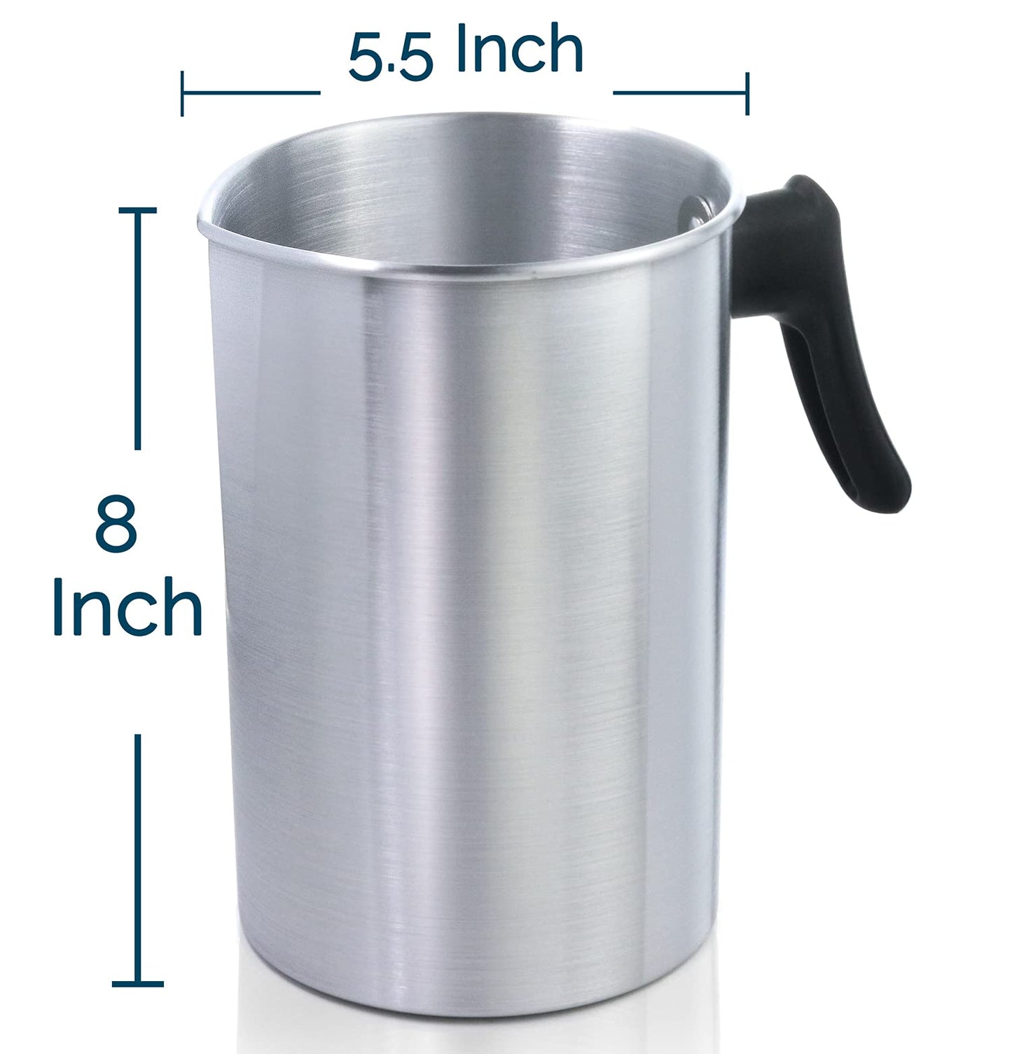 Candle Making Pouring Pot 101oz, Wax Melting Pot, Dripless Pouring Pitcher for Candle Making