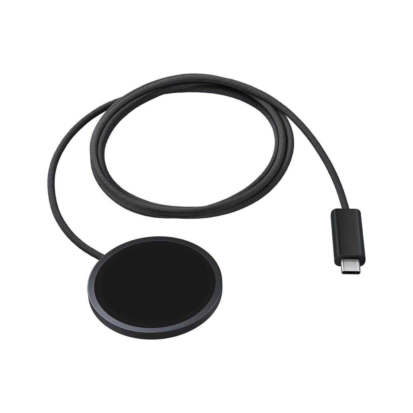 Samsung Galaxy Magnet Wireless Charger with 45W Power Adapter, Cordless Super Fast Charging, Powerful Design, Built-in Magnets, No-Slip Surface, Dark Gray