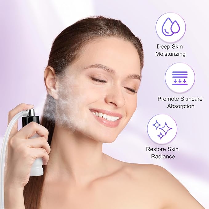 Diamond Microdermabrasion Machine Professional for Facial UNOISETION 3 in 1 Home Microdermabrasion Machine for Skin Exfoliating, Blackhead Removal, Spray Facial Moisturizing