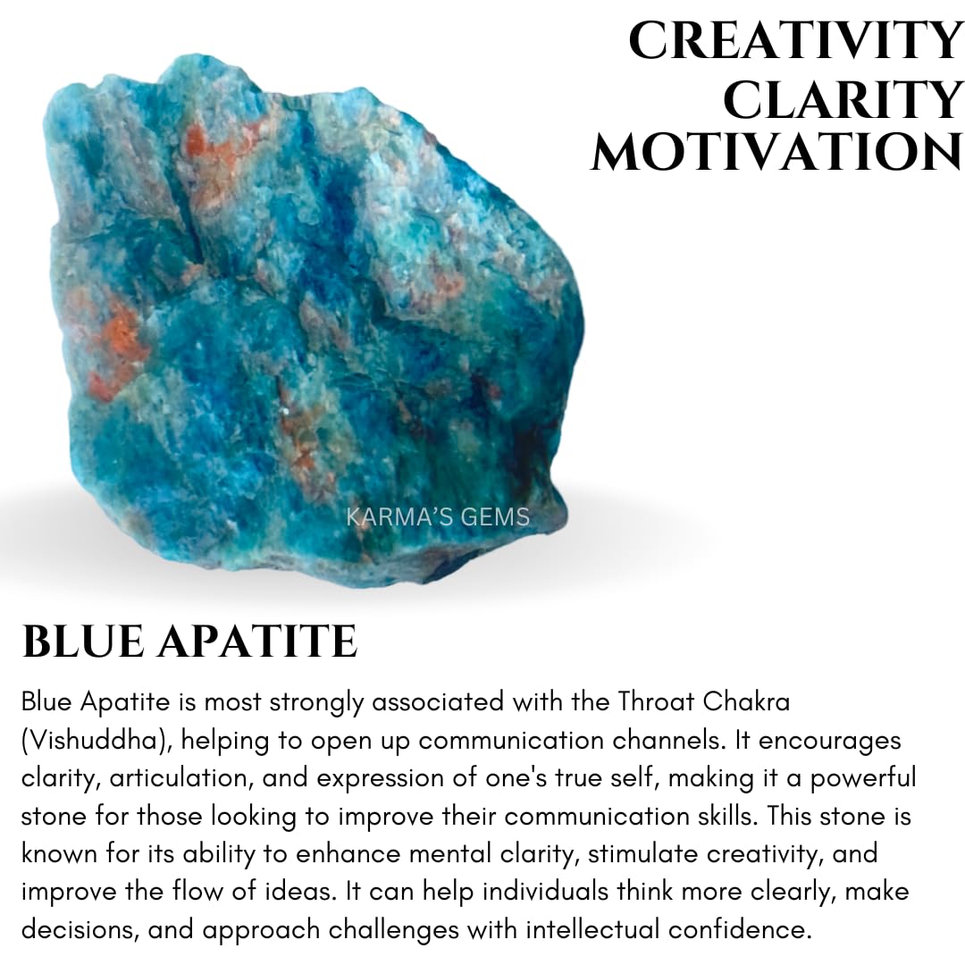 Crystals, Rocks, Jade, Crystals and Healing Stones, Witchcraft Supplies, Healing Crystals, Stones, Healing Stones, Rock Collection, Agate, Raw Stones (Blue Apatite, 2 Pcs)
