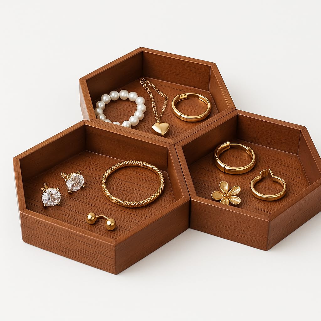 Wooden Dry Fruit Tray Snack Serving Tray With Lid Dry Fruit Box Nuts Container Snack Platter for Nuts, Dried Fruits, Chocolates Modular Organizer Rustic Serving Dish for Parties Storage Vanity