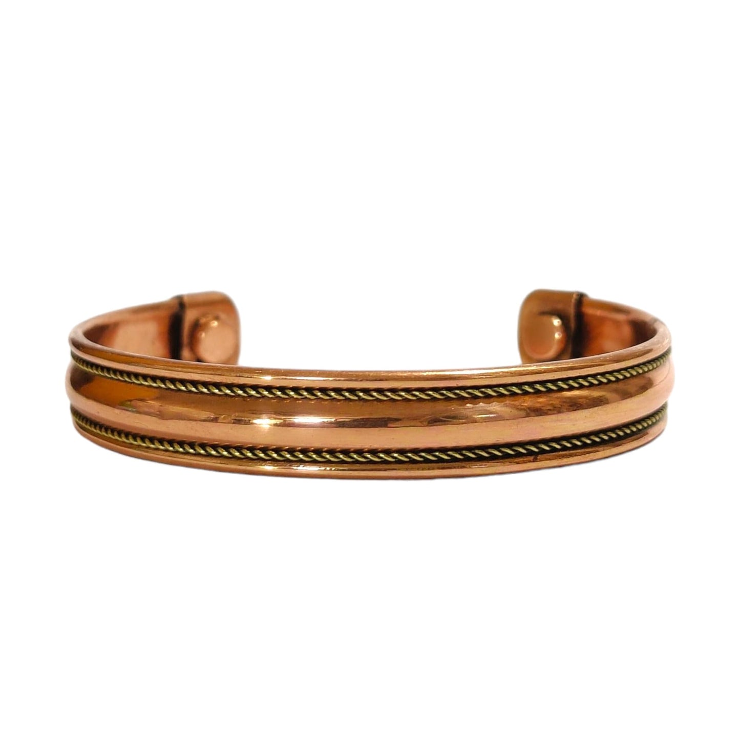 Sawcart Copper Bracelet Magnetic Pure Copper Therapy Effective & Natural Relief Cuff for Women's & Men's (Model 5)