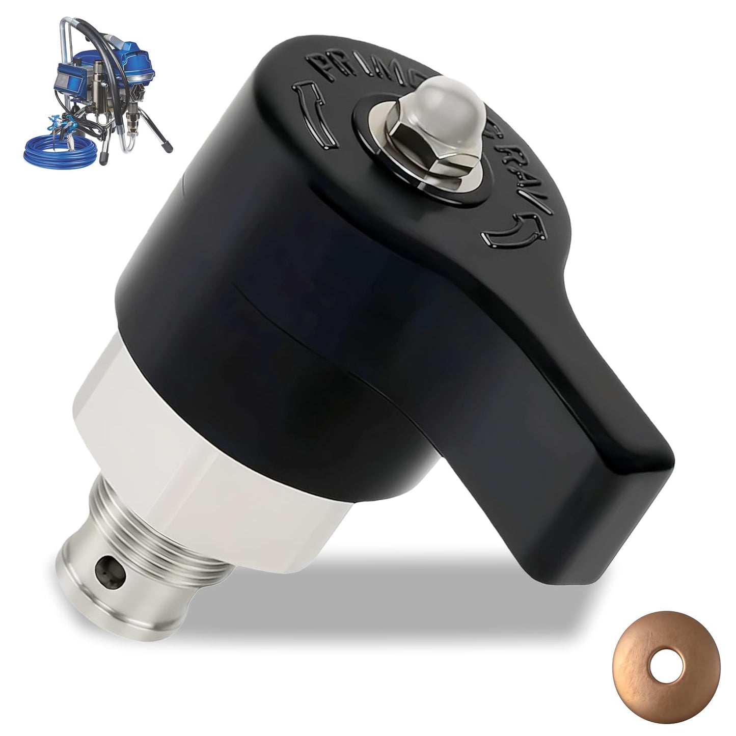 2026 New Upgraded 245103 Prime Spray Valve Kit,Drain Valve Compatible with Graco 5900 7900 833 Etc Aftermarketr Airless Paint Sprayer,Replace Airless Spray Painting Machine Accessories