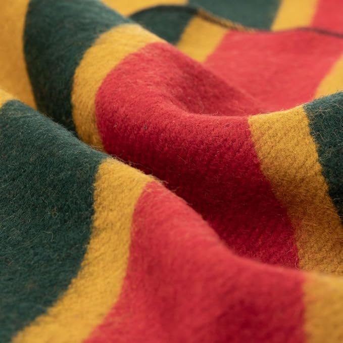 Arcturus Military Wool Blanket - Warm, Thick, Washable - Great for Outdoors, Camping, Stadium Blanket, Picnics, Travel - Car & Bushcraft Survival Kits, Large 64in x 88in 4.5 lb