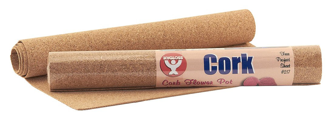 Hygloss Products Cork Roll - 2 mm Thick - 12" x 24", Brown - 6 Qty