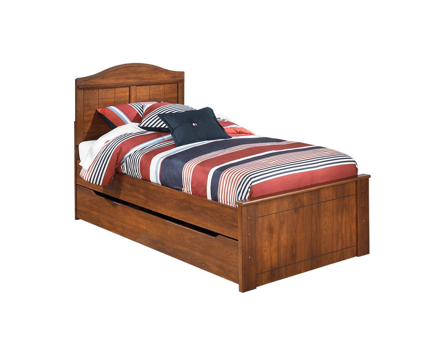 Signature Design by Ashley Twin Wooden Bunkie Board Roll Slats, .56 Inch Mattress Support