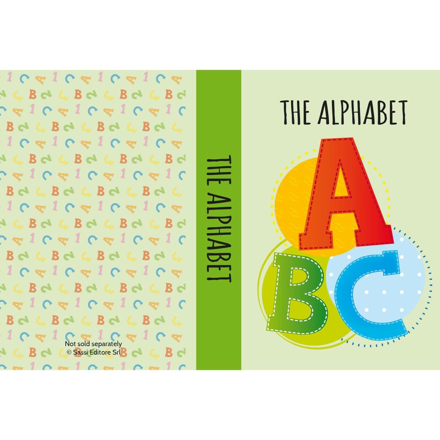 Sassi: My First Library - Read & Learn - 8 Cardboard Mini-Book Set, Abc's-Numbers-Body-Shapes-Colors-Family-Time, Portable Box, Kids-Toddlers Ages 2+