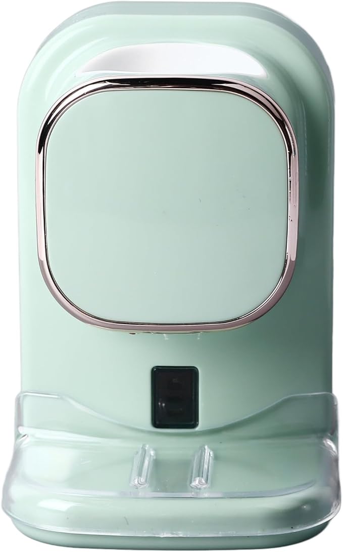 Electric Toothpaste Dispenser, Responsive Electric Toothpaste Squeezer Wall Mount with Sensor for Kids for Bathroom (Green)