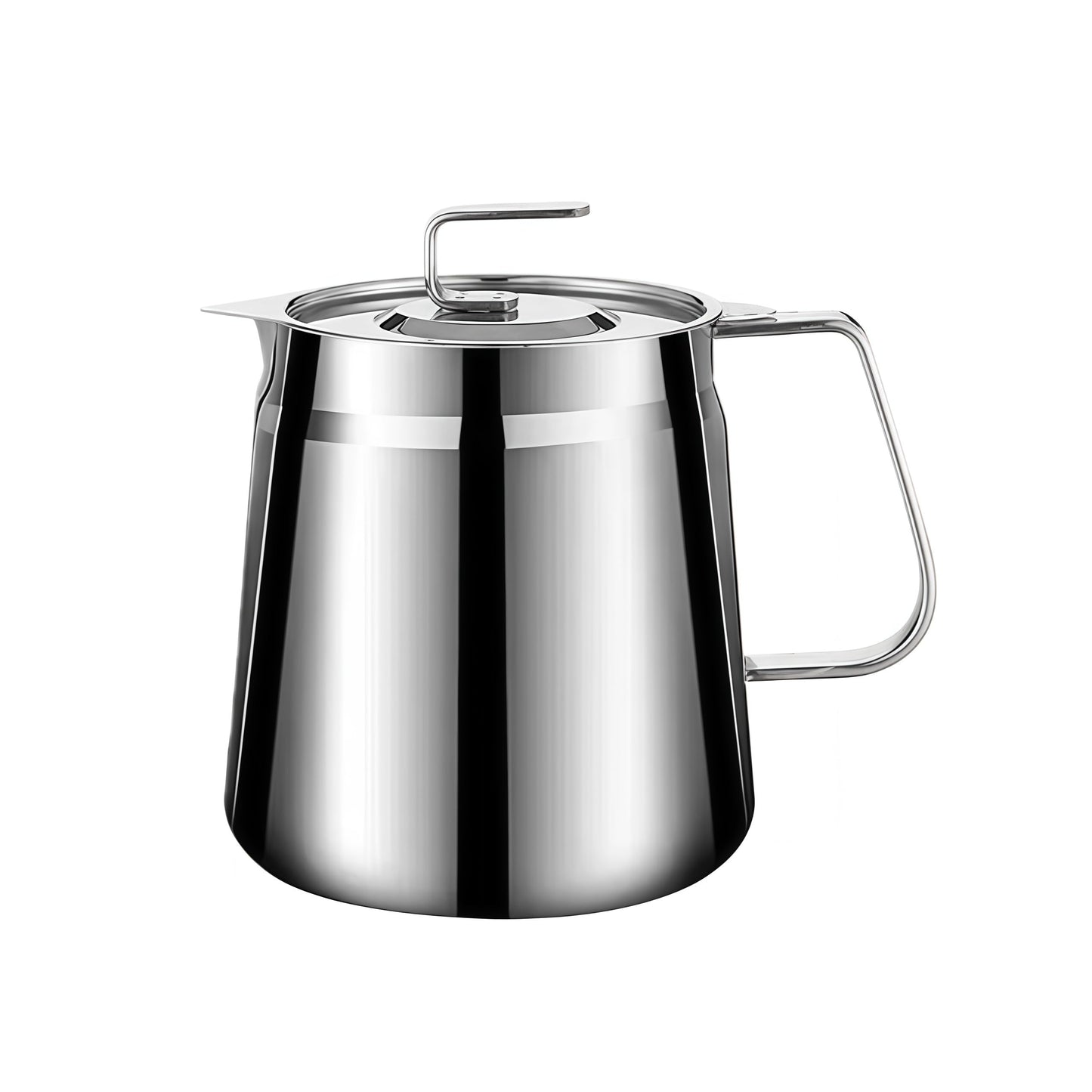 Ceiteo Stainless Steel Bacon Grease Container With Strainer, 2L/68oz Oil Container With Dust-proof Lid For Kitchen Storing Frying Cooking Grease