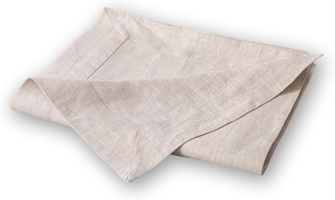 100% Hemp Table Runner, Organic Linen Table Runner, Farmhouse Table Decor, Boho Home Decor (Natural, 14 x 91 Inch)