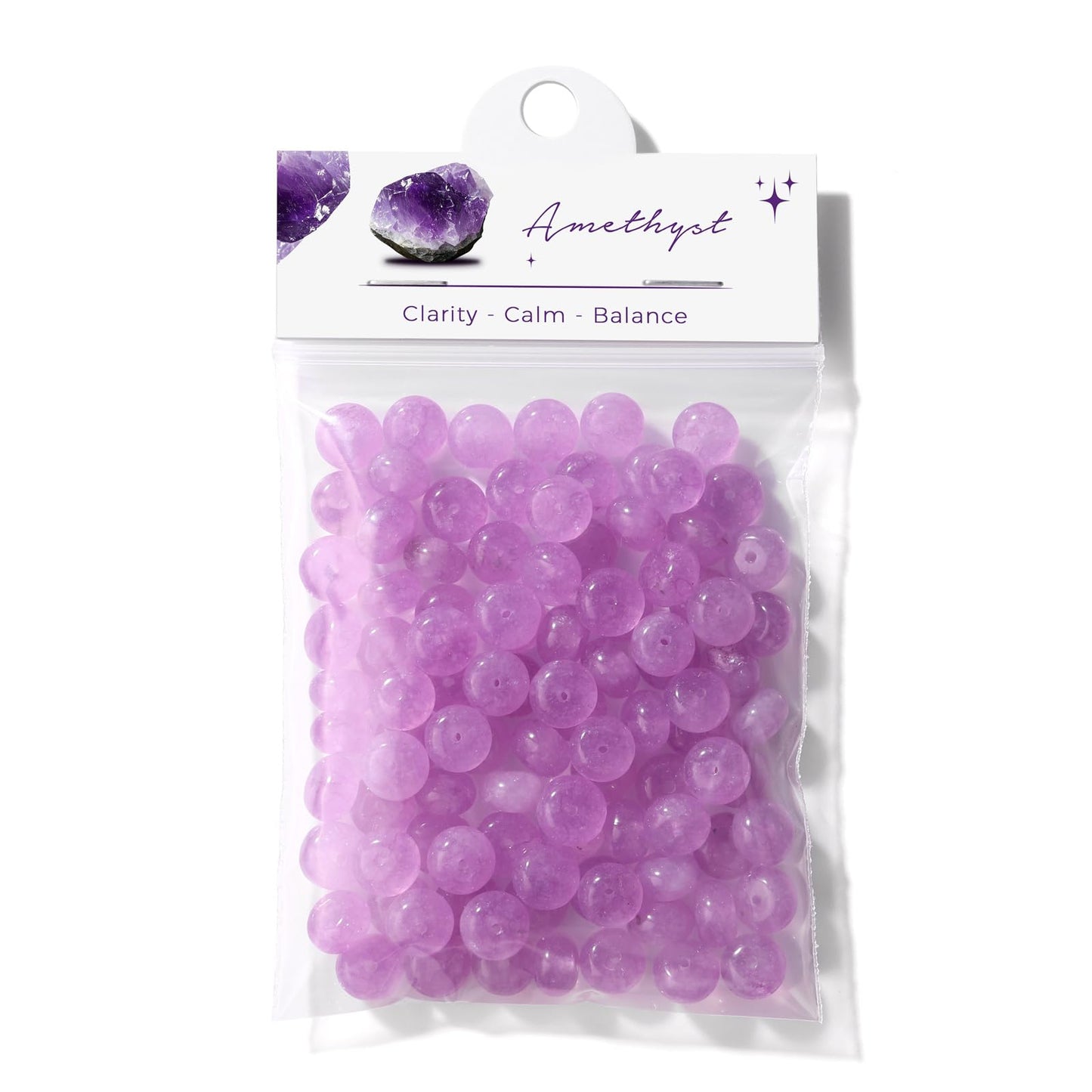 Raicegs 100pcs 5×8mm Rondelle Amethyst Beads Natural Gemstone Beads Abacus Disk Stone Loose Beads for Jewelry Making DIY Bracelets Necklace