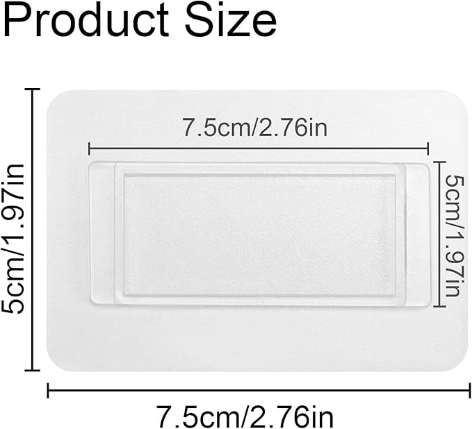 Boperzi Replacement Adhesive Strip for Toothbrush Holder Wall Mounted Toothpaste Dispenser (2 PCS)