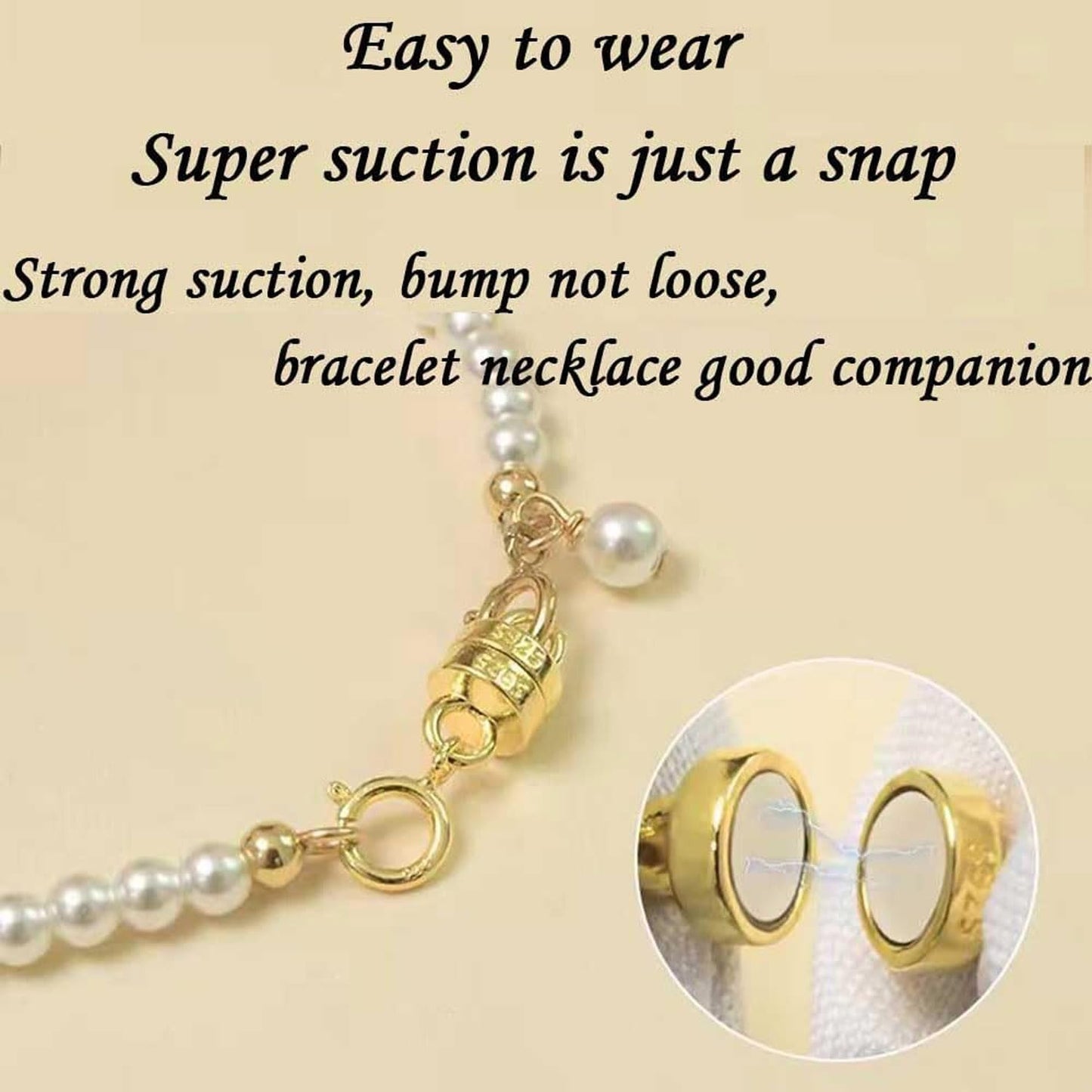 925 Silver Double Lobster Magnetic Necklace Clasps,Magnetic Jewelry Clasps for Necklaces Extender Bracelet Clasps and Closures (3silvery)