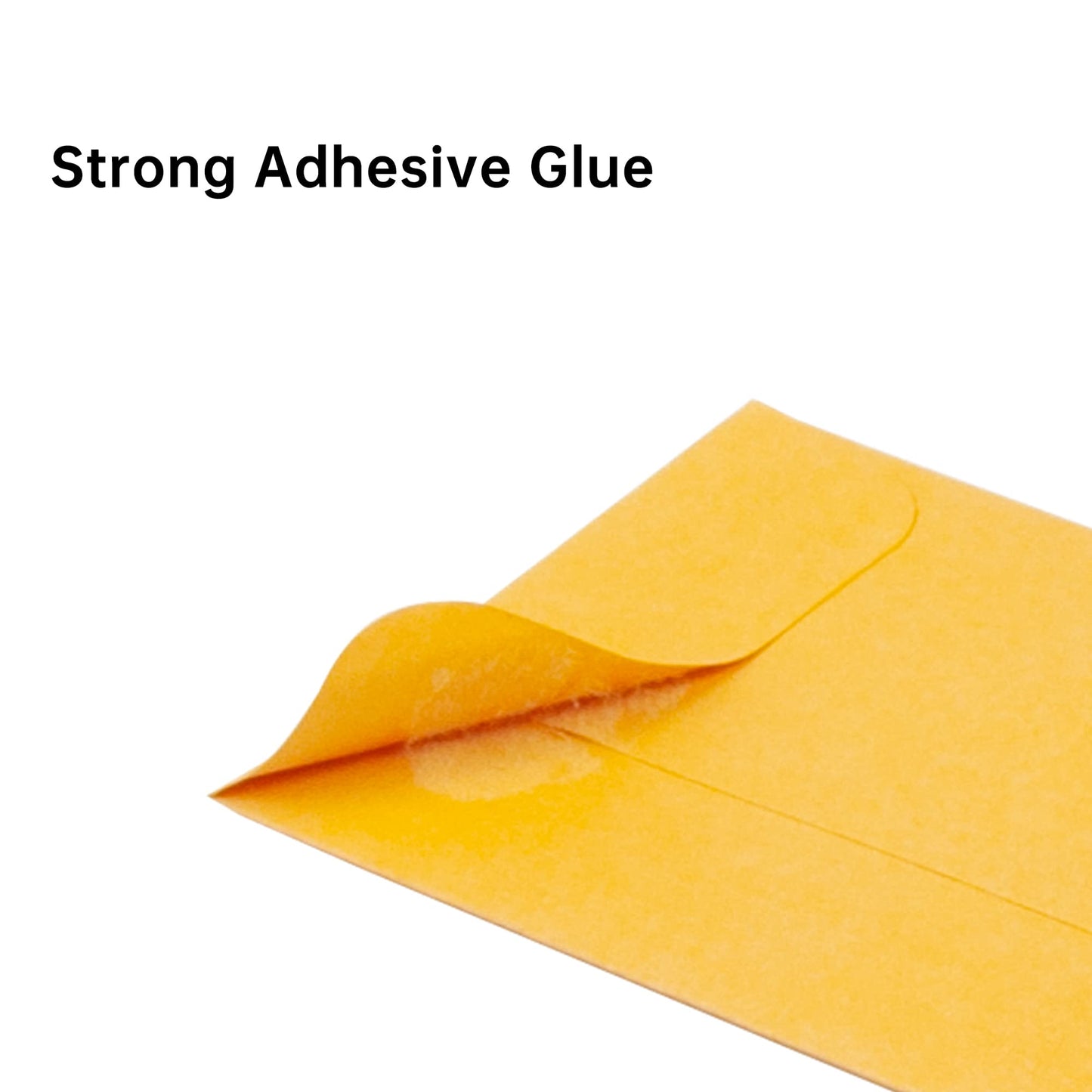 ESSENTIAL #1 500 Piece Coin Envelopes 2.25" x 3.5" with Gummed Flap, Small Parts Envelope for Home and Office Use (Yellow -500)