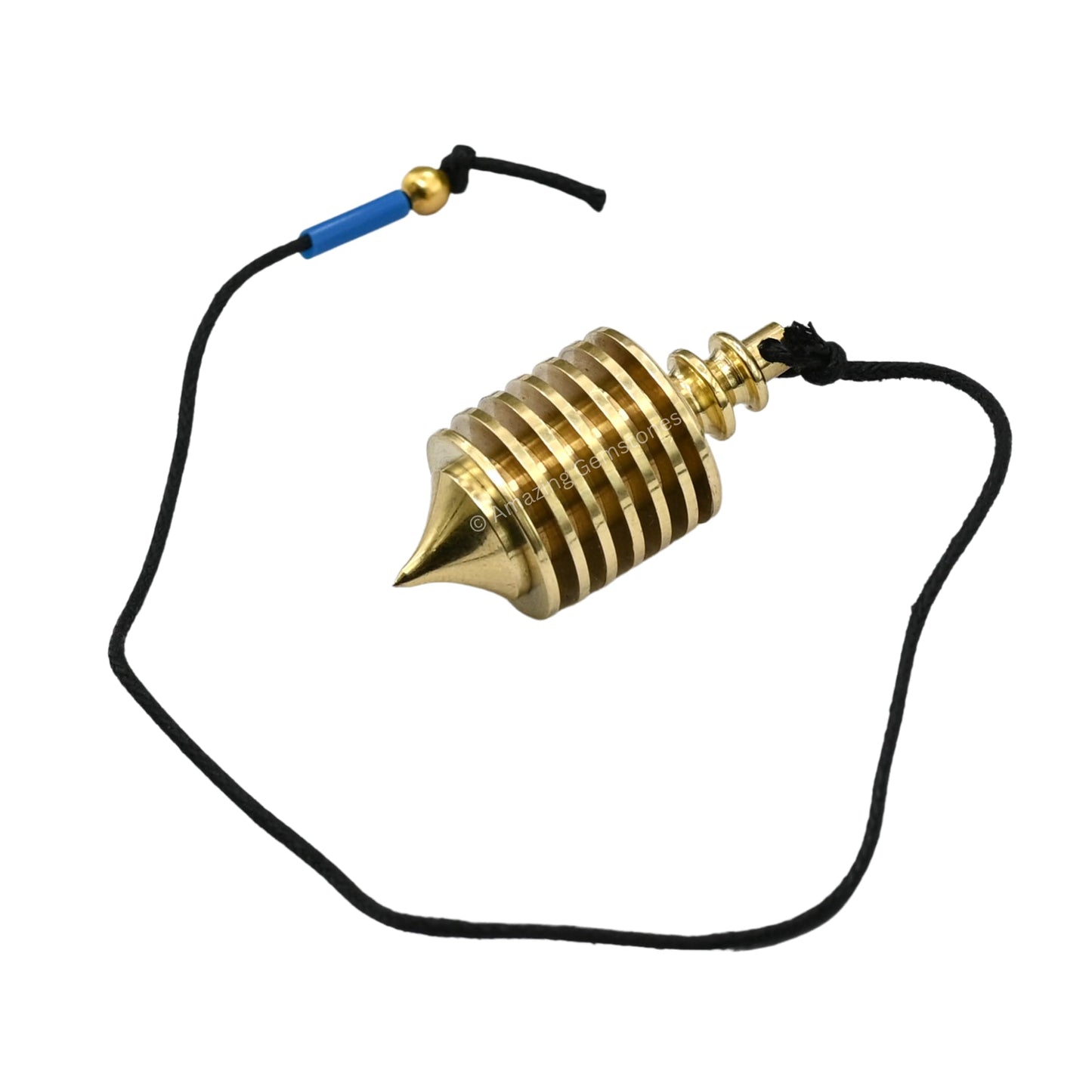 Amazing Gemstone Healing Metal Pendulums for Divination, Gold Vertical Hard Coil Steel Copper Pendulum High Energy Pendulo de Bronce Pendulos de Mesa MP99