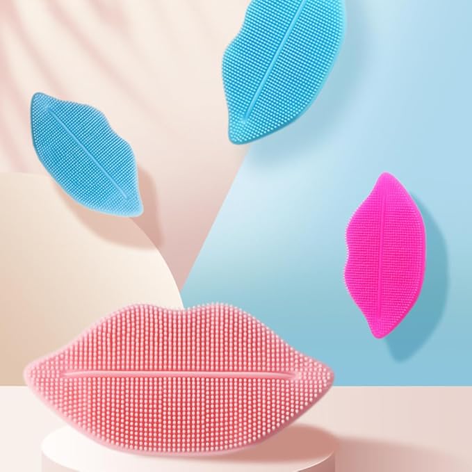 3pcs Lip Scrub Brush Exfoliating Lip Brush Women Lip Exfoliator Tools Smoother Lip Appearance