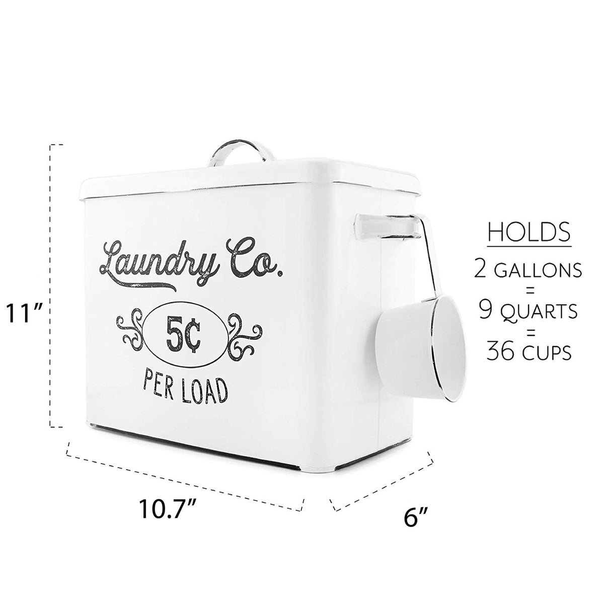 Farmhouse Laundry Powder Container