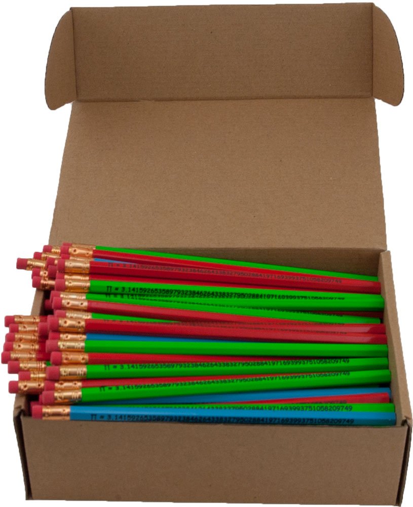GRAPHITE Hexagonal Pi Pencil - Bulk Box of (144), #2 Lead