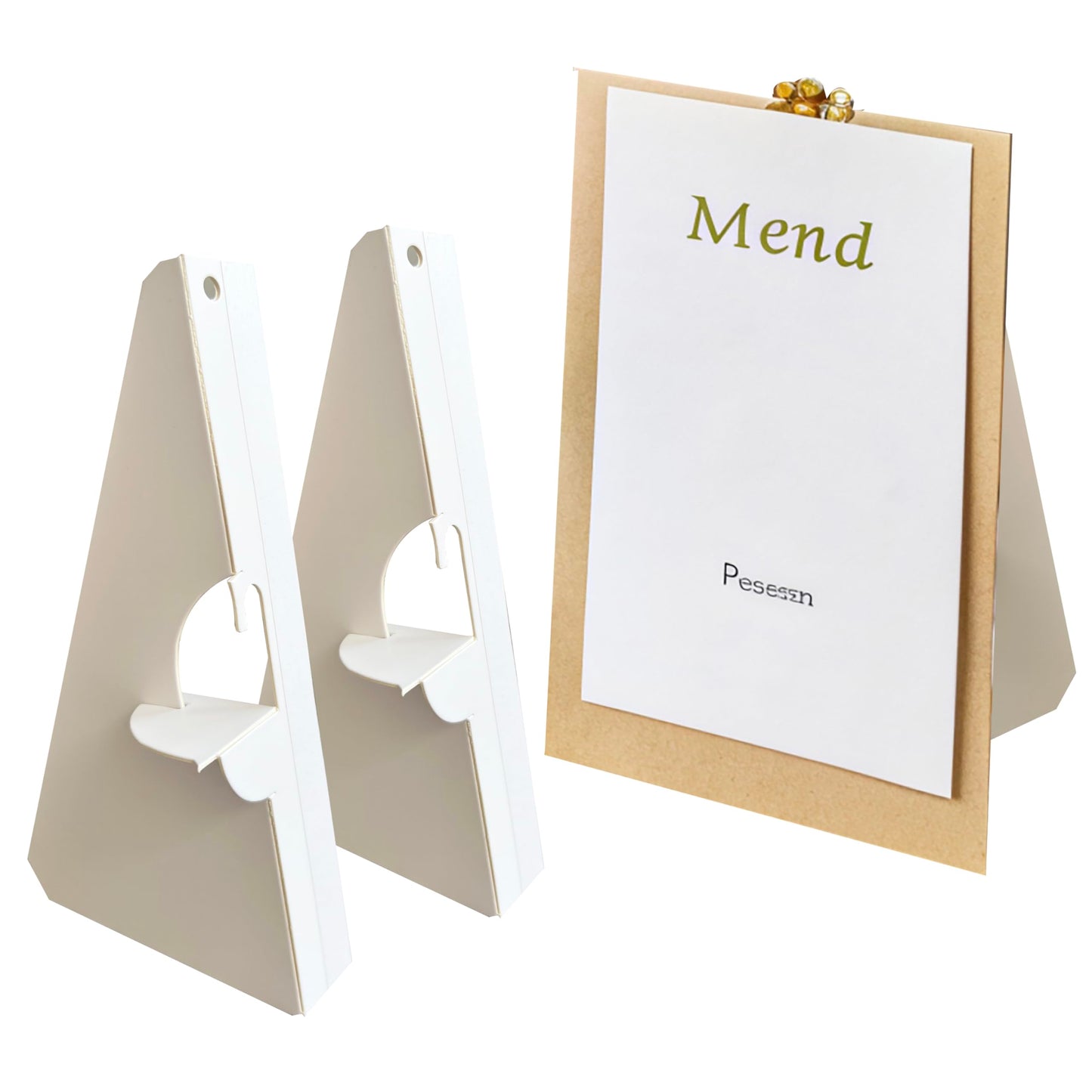 CoroRio 30 Pack 15 Inch Self Stick Cardboard Easel Backs, Premium Cardboard Easel Stand for Picture Frame and Art Easel Stand, Use for Photos, Signs, Crafts