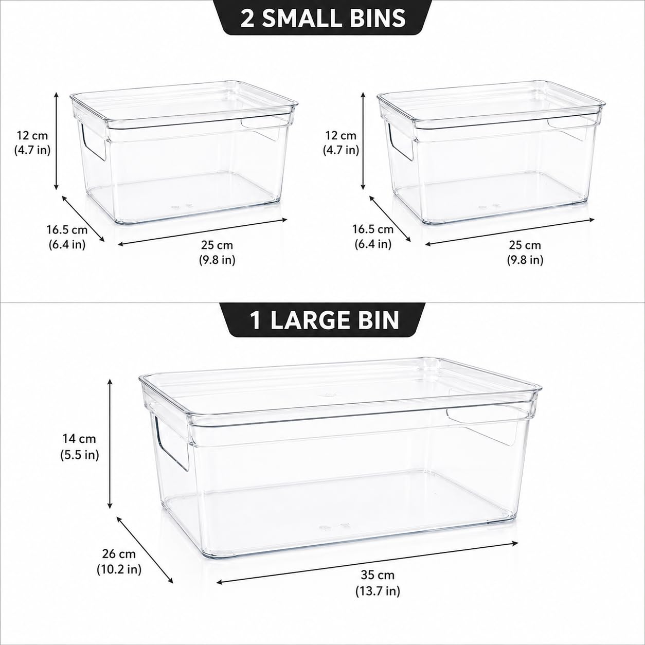 Yomjarl Baking Supplies Storage Containers 3Pc,Baking Kits with Handles&Lid for Adult,Stackable Bakeware Organizer Storage Bins,BPA Free Baking Accessories,Kitchen,Pantry Storage and Organization Box
