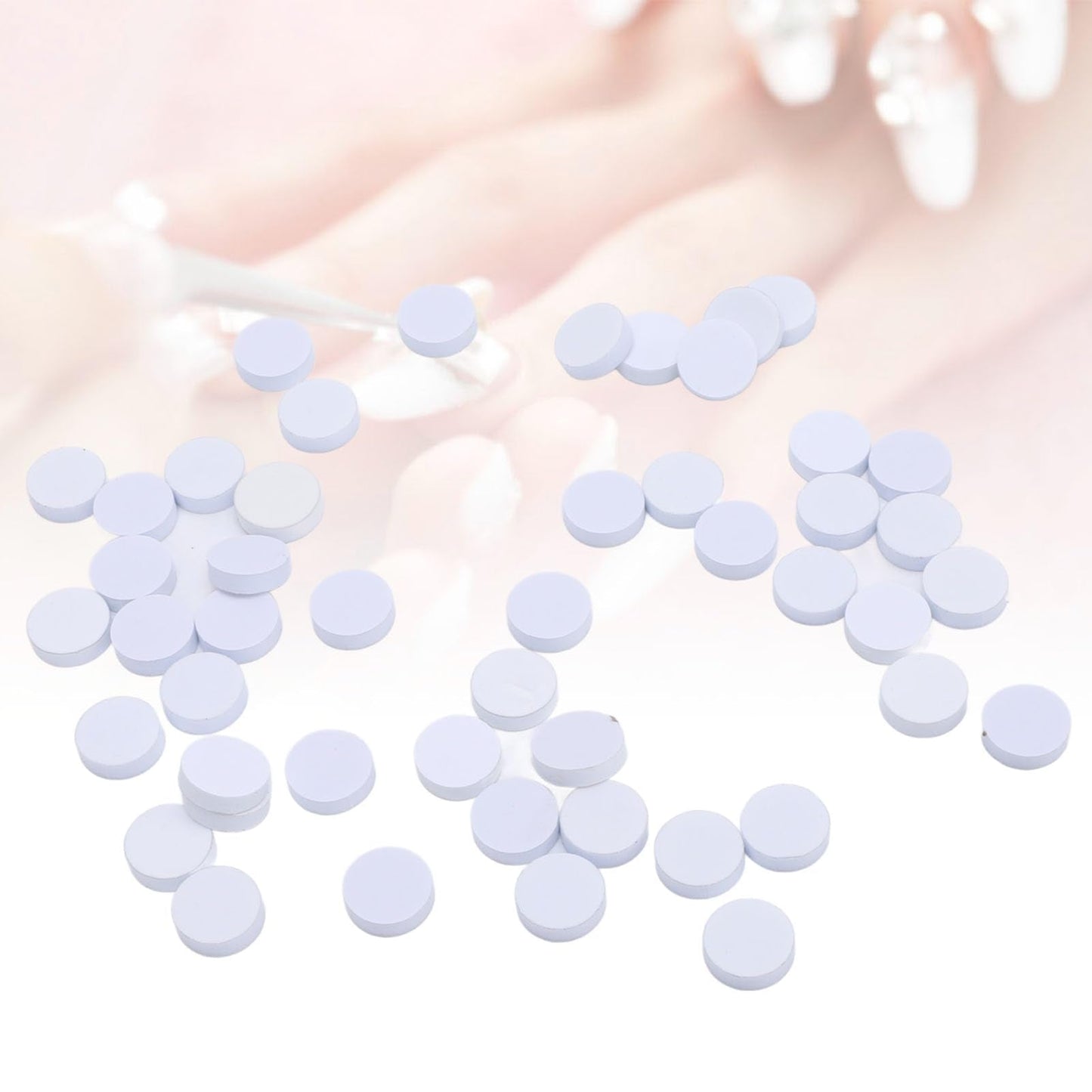 2000 Grit Nail Buffing Disc, 100pcs Manicure Pedicure Shiner Tool, Nail Sandpaper Polishing Disc for Electric Nail File Buffing Pad with Fine Design, Suitable for Nail Polish,