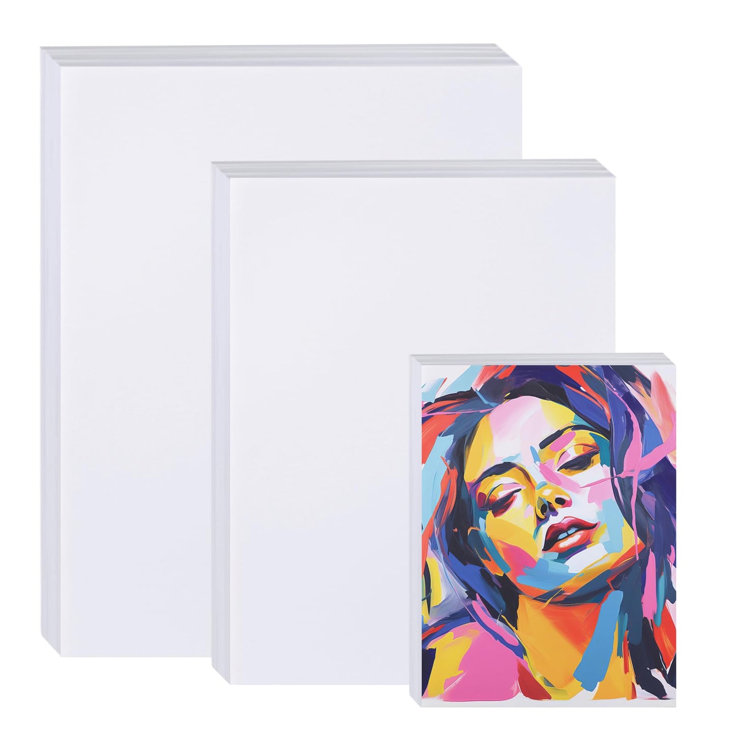 Maitys 30 Sheets Mineral Stone Paper, 3 Sizes (6x8, 9x12, 11x14 Inch), Durable Waterproof Paper for Alcohol Ink, Watercolor, Sketching, and Mixed Media Art