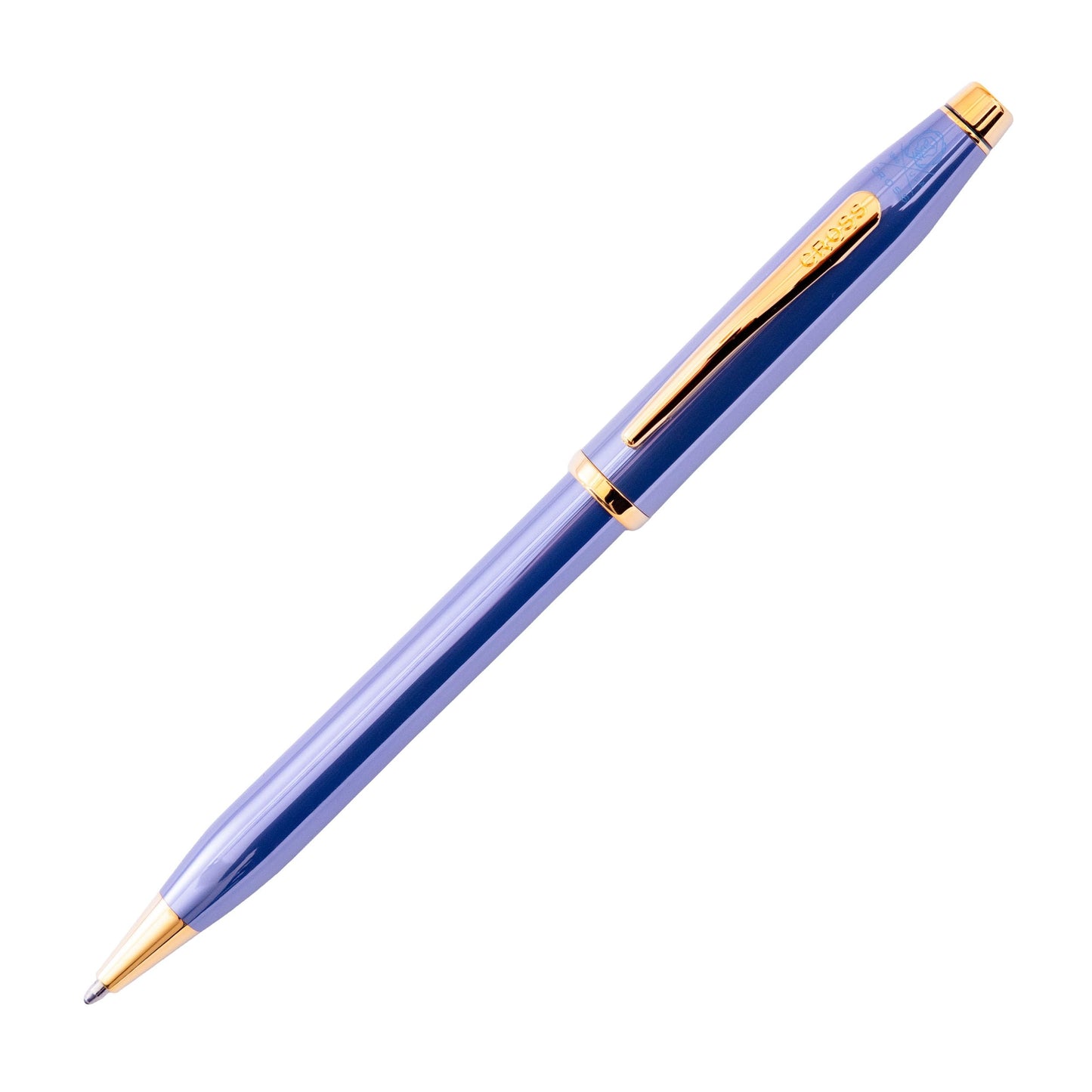 Cross Official Cross Ballpoint Pen, Oil-based, Medium Point, Centuri 2, Lavender Blue at 0082 165, Limited Color, Genuine Imported