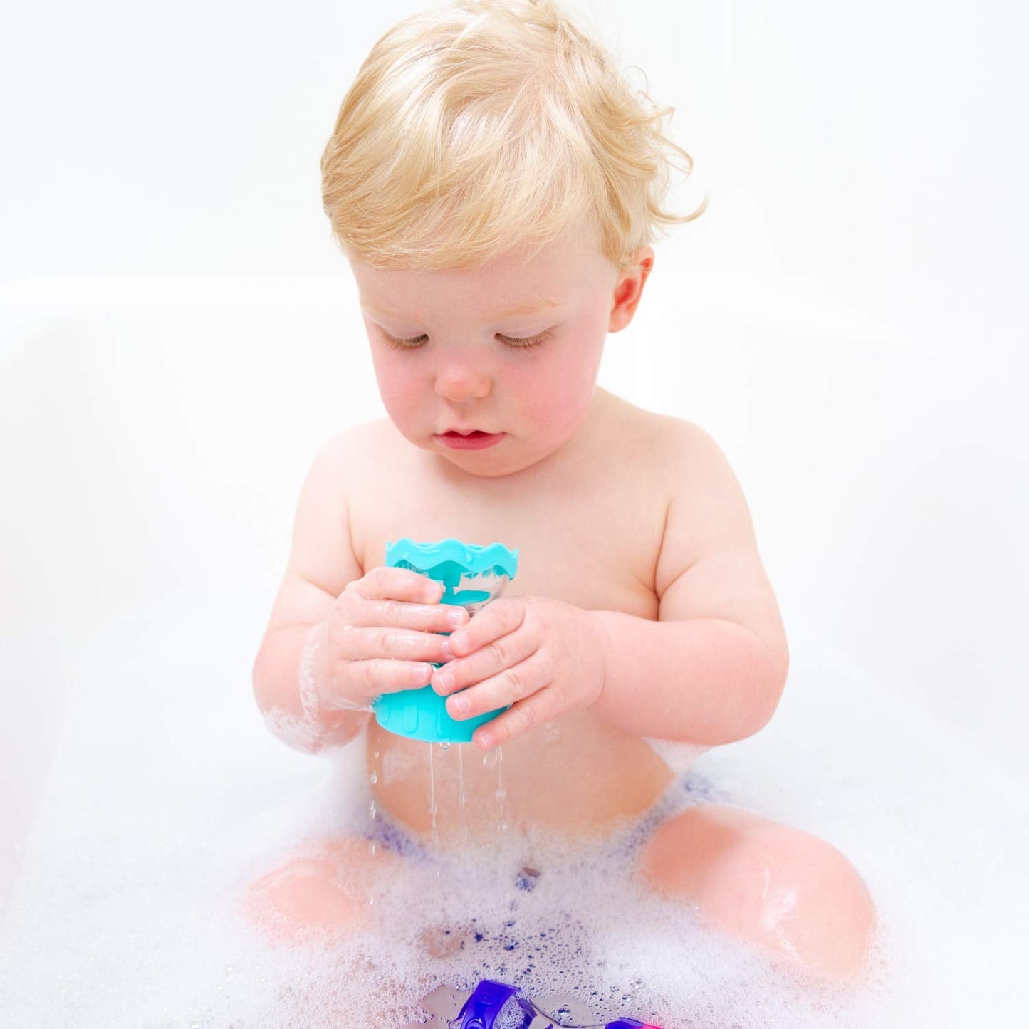Sassy Whirling Wheel Waterfall & Rain Barrel Connecting Tubes - 9Piece Set - Ages 6+ Months