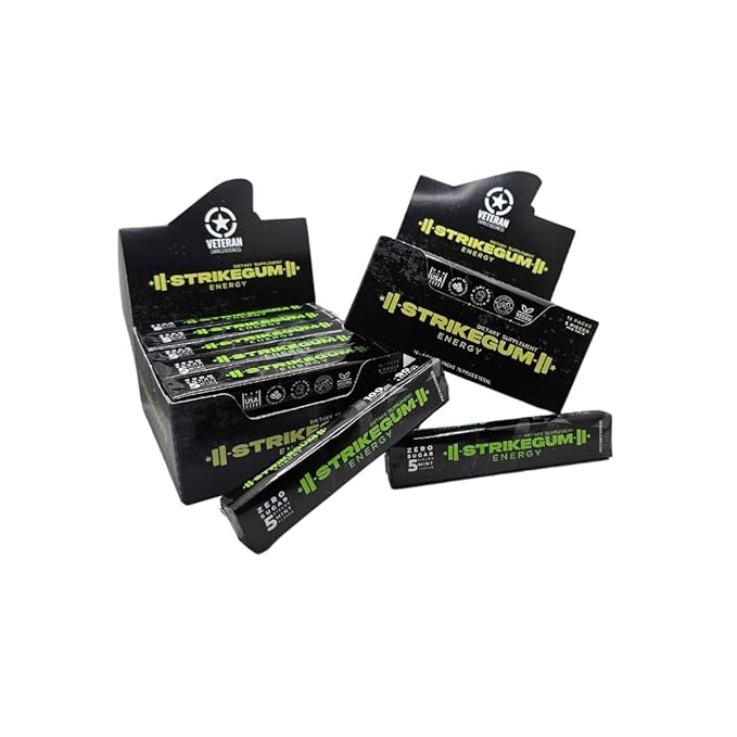 StrikeGum - Home page - Strike Premium Energy Gum | Tray