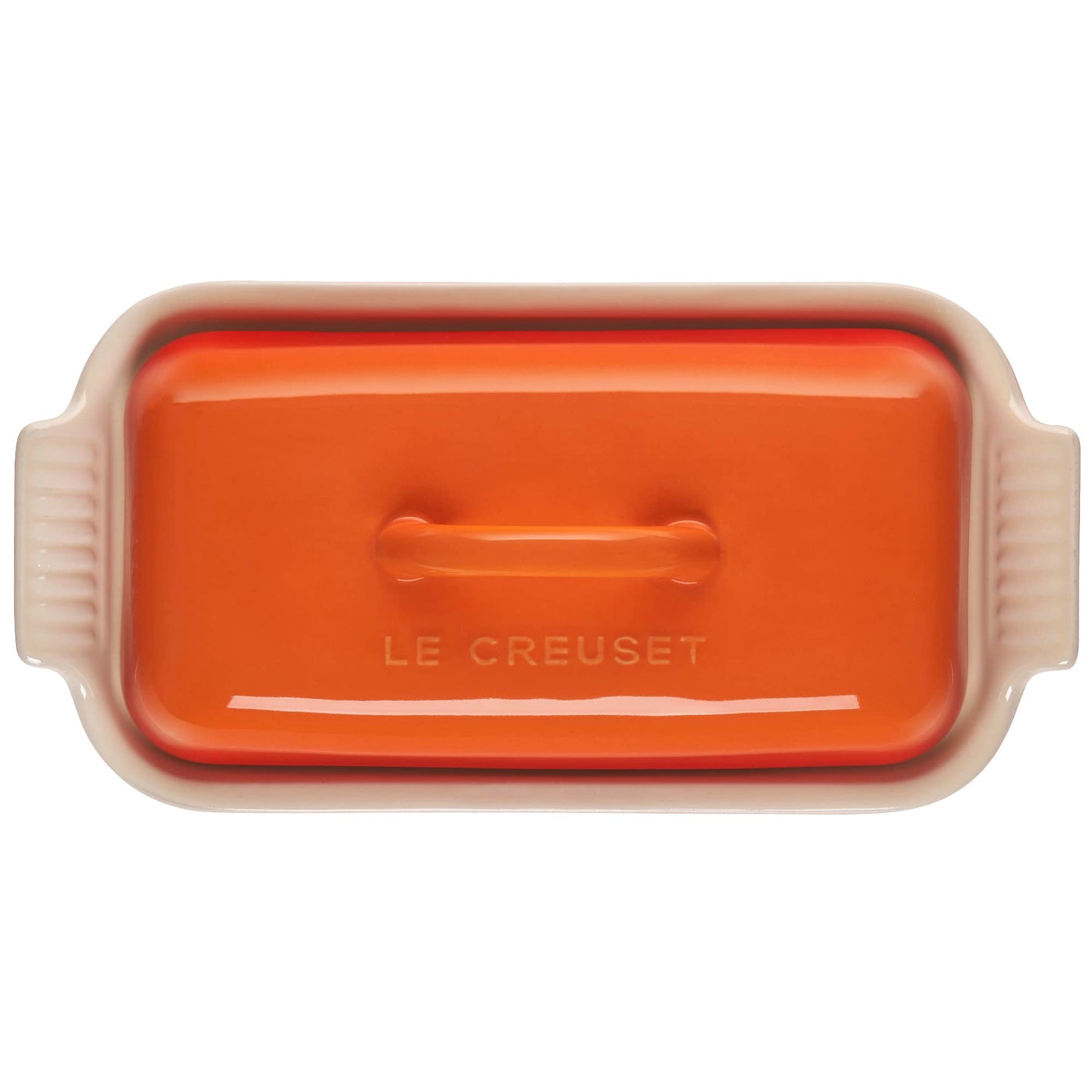 Le Creuset Stoneware Heritage Butter Dish, Flame