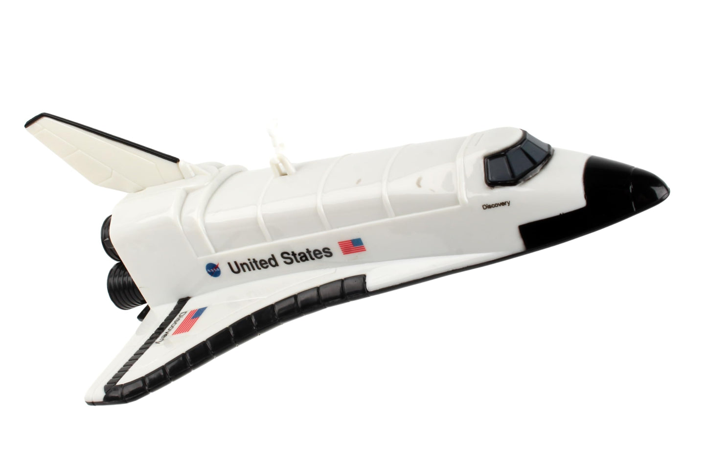 Daron Flying Space Shuttle on a String