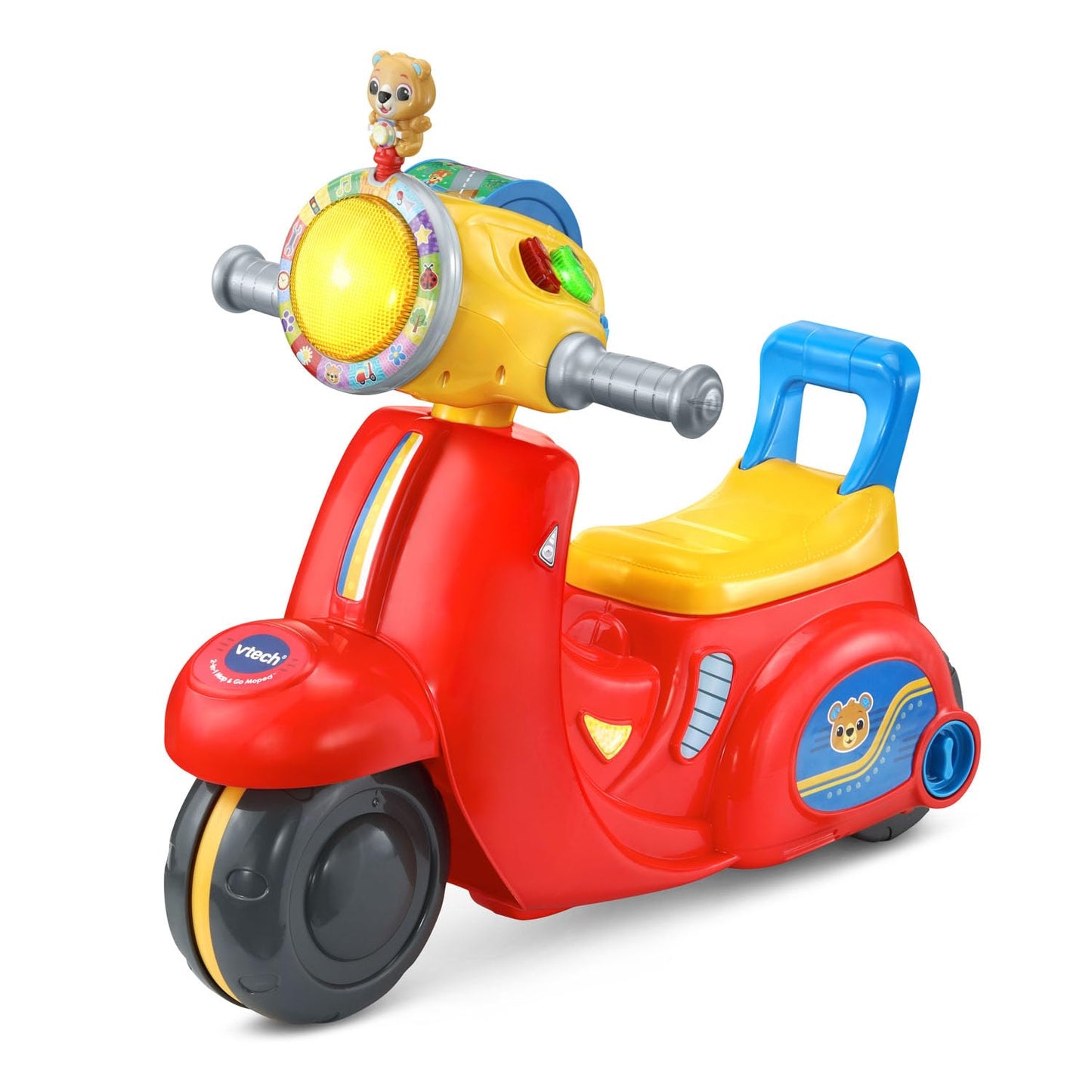 VTech 2-in-1 Map and Go Scooter for Toddlers, Red