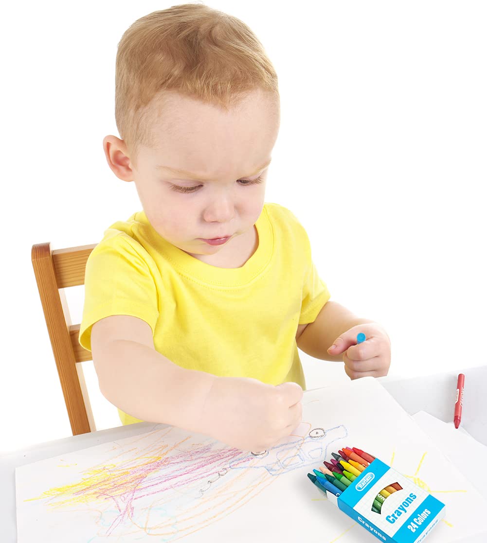 Rarlan Crayons Bulk, 30 Crayon Packs with 24 Assorted Colors, 720 Count Crayons