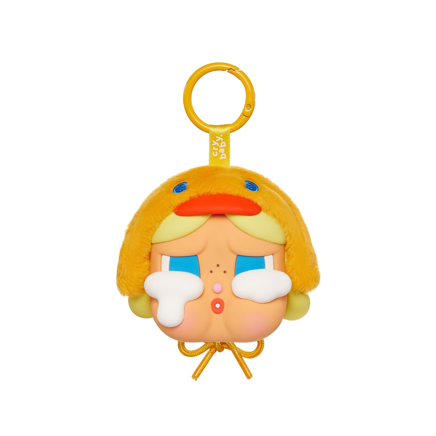 POP MART Crybaby Crying Again Series-Earphone Case (Duck You) Portable Earbuds Case for Apple, Samsung, JBL, Headphone Earbud Protective Carrying Case Bag