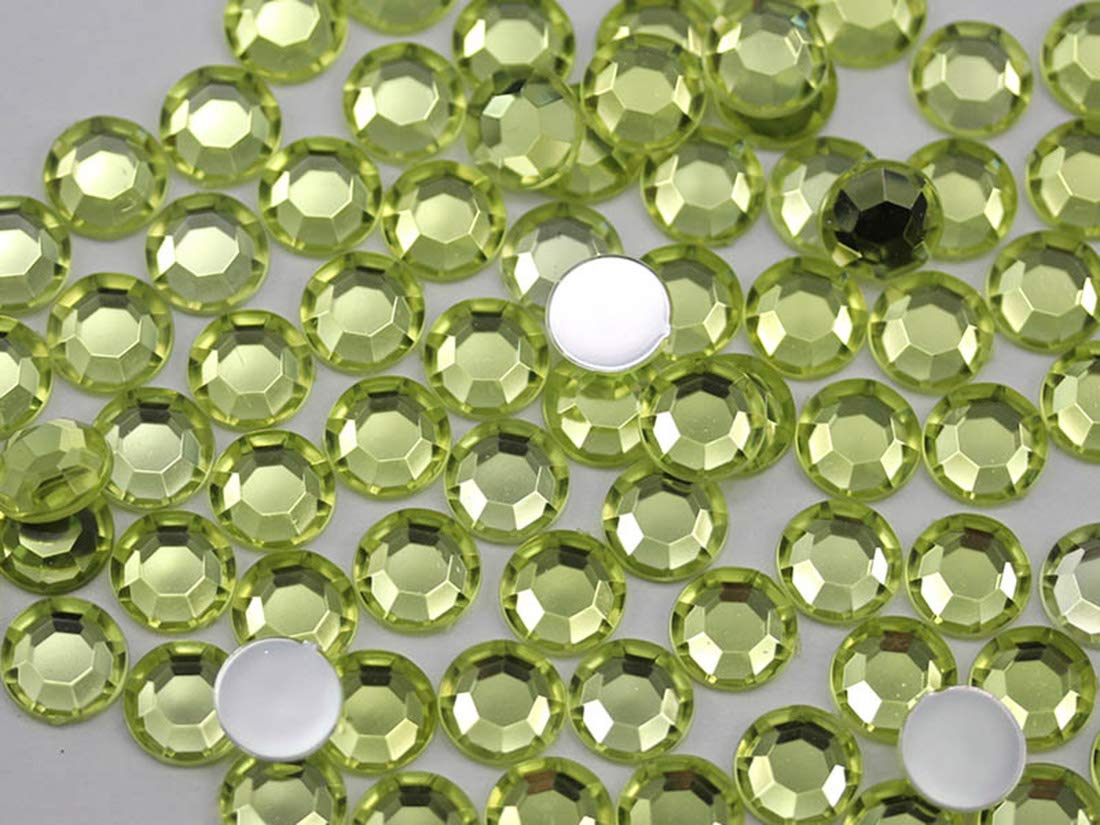 400PCS SS40 8mm Assorted Flat Back Acrylic Rhinestones Plastic Gems for Jewelry Making, Face Painting Cosplay Costume Embelishments