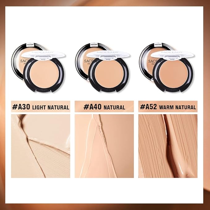 Full Coverage Concealer Cream Makeup, Waterproof Matte Smooth Concealer Corrector Long Lasting for Dark Spot Under Eye Circles Cover, 6g/0.2Oz (#40 Natural)