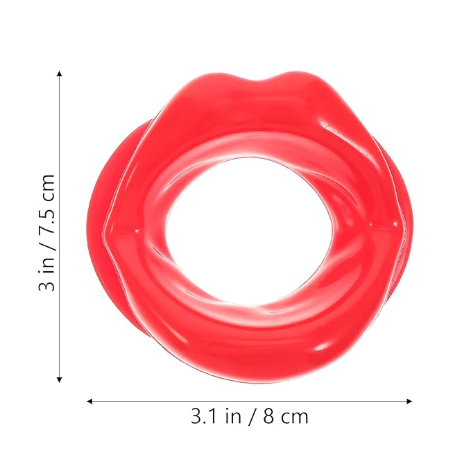 4pcs Silicone Lips Face Slim Exerciser Rubber Muscle Lips Trainer Tightener Tool