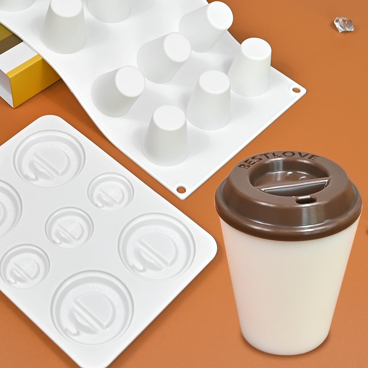 mostsom Cylinder Cup Shape Mousse Cake Mold For Making Chocolate Muffin Ice Shot Glass Mould Kitchen Baking Tool (A_ Small Cup)