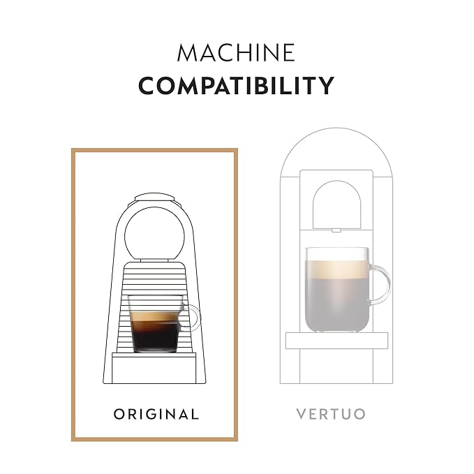 Nespresso Capsules Original Line, Vaniglia, Medium Roast Espresso Coffee, 50 Count Espresso Coffee Pods